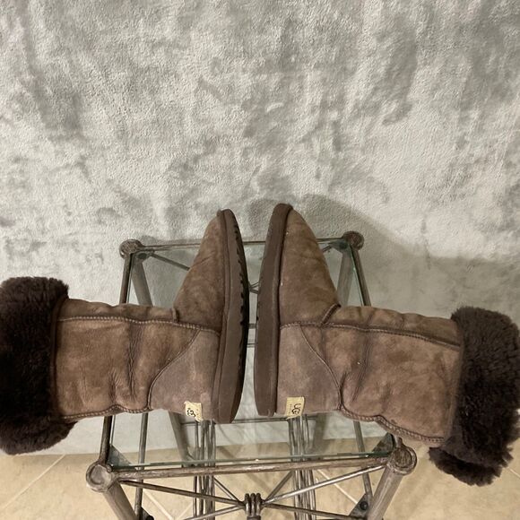 UGG Australia Women's Classic Tall Sheepskin Boots Brown Size 8 Style 5815 * - Picture 5 of 13